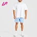 light blue workout shorts